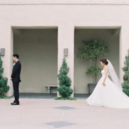 A Bride and Groom Private Vow in This Beautiful California Wedding